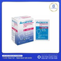 Bột pha hỗn dịch uống Augmentin GSK 250mg/31.25mg trị nhiễm khuẩn hộp 12 gói