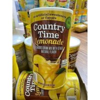 🍋🍋BỘT PHA NƯỚC CHANH COUNTRY TIME LEMONADE 2,33kg CỦA MỸ - DATE 05/2026