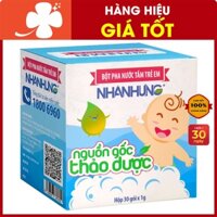 Bột pha nước tắm trẻ em Nhân Hưng - Hỗ trợ về các bệnh ngoài da cho trẻ sơ sinh