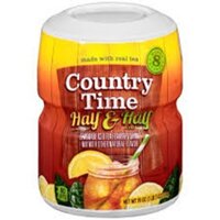 Bột pha nước trà chanh Half & Half Lemonaede va Iced Tea của Country time 538gr Mỹ, date 04/22