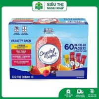 Bột pha nước trái cây Crytal Light 60 gói