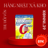 Bột pha nước uống Fine Ion điện giải bổ sung Vitamin C&D hộp 3,2g x 22 gói - Konni39 Xả Kho