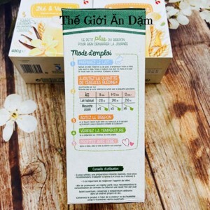 Bột pha sữa Bledina Biscuit 6m 500g