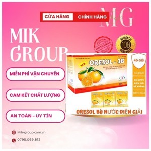 Bột pha uống Oresol- 3B hương cam- Hỗ trợ bổ sung vitamin