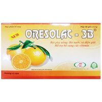 Bột pha uống Oresolac 3B vị cam - bù nước và điện giải, bổ sung các vitamin (40 gói x 4,1g)