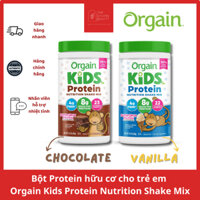 Bột Protein hữu cơ bổ sung dưỡng chất cho trẻ em từ 2y+ Orgain Kids Protein Nutrition Shake Mix