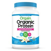 Bột Protein Hữu Cơ Orgain Organic Protein Powder & Superfoods VANILLA hộp 918g