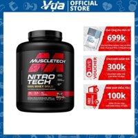 Bột Protein MuscleTech - Nitro-Tech Whey Gold (5 Lbs) - Tăng Cơ, Phục Hồi Nhanh, Hỗ Trợ Tập Luyện Chính Hãng