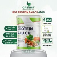 Bột Protein Rau Củ Tâm An Thuần Chay - Bổ Sung Đạm Thực Vật, Tăng Sức Đề Kháng | Greens Beauty