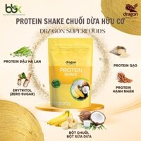 Bột Protein shake chuối và dừa hữu cơ 450g – Dragon Superfoods