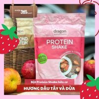 Bột Protein shake dâu và dừa 500gr – Dragon Superfoods
