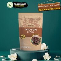 Bột Protein Shake Hữu Cơ DRAGON SUPERFOODS Vị Cacao Vani - Organic Cacao Vanilla Protein Shake 500g
