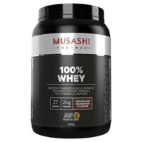 Bột Protein Tăng Cơ MUSASHI 100% WHEY Protein Powder Vị SOCOLA- 900g Net