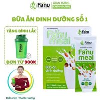Bột protein thực vật FANU MEAL từ hạt dinh dưỡng, bữa ăn thay thế tăng cân hiệu quả gói 30g