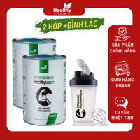 Bột protein thực vật healthybean combo 2 hôp & bình pha