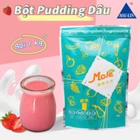 Bột Pudding Hương Dâu Tây More/Strawberry Pudding Sha Powder 1KG/Bột bánh plan Đài Loan/ ĐàiLoan