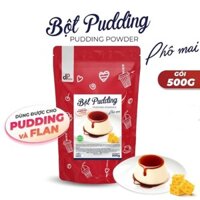 🧀Bột Pudding Phô Mai DPFOOD 500G, Gói Bột Phô Mai Tươi Thơm Ngon Topping Trà Sữa, Chè, Kem, Milo Dầm, Bánh Ngọt...🧀