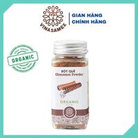 Bột Quế Hữu Cơ Vinasamex - Cinnamon Powder Organic Vinasamex/ Hàng Việt Nam Xuất Khẩu/ Lọ 40gr