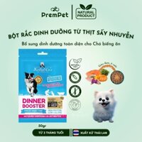 Bột Rắc Dinh Dưỡng Kelly & Co's Từ Thịt Gà, Cá Hồi & Rau Củ Sấy Nhuyễn cho Chó, Túi 50g [NATURAL]
