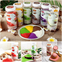 Bột rắc Yum trang trí bánh sinh nhật các vị , cốm mịn trang trí bánh, bột rắc bánh