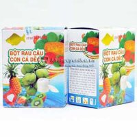 Bột rau câu con cá dẻo (1 hộp x 12 gói)