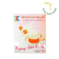 Bột Rau Câu Dâu-Sữa 200g