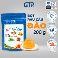 Bột Rau Câu Jelly hương Đào200ggói, Bột rau câu Jelly giòn dẻo