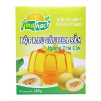 Bột Rau Câu Pha Sẵn Vina Thạch Hương Dưa Lưới (Hộp 265g)