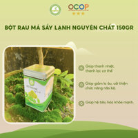 Bột rau má Trần Lan sấy lạnh nguyên chất organic giúp đẹp da thanh nhiệt, detox, hỗ trợ tiêu hóa hộp 150gr
