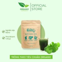 Bột Rau Má Uống Nguyên Chất ISITO / Tiêu Chuẩn Organic / Hạt Siêu Mịn Nano / Túi 50gr