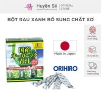 Bột Rau Xanh Aojiru Bổ Sung Chất Xơ Orihiro 30 Gói