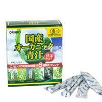 Bột rau xanh Orihiro Aojiru hữu cơ bổ sung chất xơ hộp 30 gói - chuyên sỉ hàng nội địa Nhật