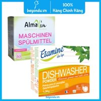 Bột rửa bát Almawin 1,25kg và bột rửa bát Etamine du lys 1,3kg cho máy rửa bát (chuẩn Ecocert, không mùi)