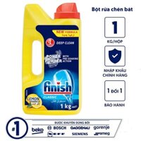 Bột Rửa Bát FINISH 1kg Hương Chanh - Finish Dishwasher Power Powder Lemon Sparkle