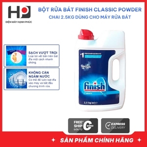 Bột rửa bát Finish Classic 2.5kg