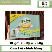 Bột rửa bình sữa Satos phiên bản mới dạng gói nhỏ tiện lợi 760g mới