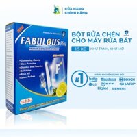 Bột rửa chén bát hữu cơ dùng cho máy rửa bát Fabulous Powder Plus hộp 1.5 kg