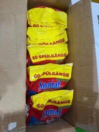 Bột rửa chén SOMAT 960gram hàng của Đức, chuyên dùng cho máy rửa chén bát