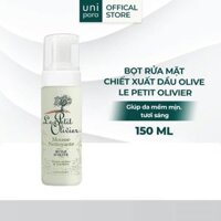 Bọt Rửa Mặt Chiết Xuất Dầu Olive Le Petit Olivier 150ml