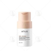 Bột rửa mặt dịu da, dưỡng ẩm Anua Rice Enzyme Brightening Cleansing Powder 40g