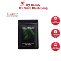 Bột Rửa Mặt Thảo Mộc Linh Chi Almonds 120gr, Bột Đắp Nạ Tiêu Nhờn Sạch Mụn Mờ Thâm Sạm