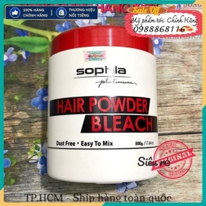 Bột rửa màu tóc Sophia Platinum Hair Powder Bleach - 500g