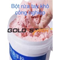 Bột rửa tay khô . Làm sạch các vết dầu mỡ .