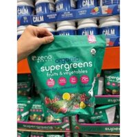 BỘT SIÊU THỰC PHẨM RAU QUẢ XANH HỮU CƠ - ZENA ORGANIC SUPER GREENS POWDER - 45 GÓI 🇺🇸