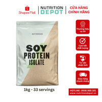 Bột Soy Protein Isolate Myprotein - Sữa bổ sung đạm từ đậu nành 100% (túi 1kg) - Nutrition Depot Vietnam