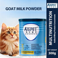Bột Sữa Dê JSPET Cho Chó Chó Chó Con Mèo & Mèo Con Tăng Cường Miễn Dịch 300g / lon