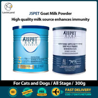 Bột Sữa Dê JSPET Cho Mèo Và Chó – Công Thức Dinh Dưỡng Với Lactoferrin, Công Thức Độ Nhạy Thấp Probiotic Thích Hợp Cho Mèo Con, Sơ Sinh, Thú Cưng Yếu, Mang Thai 300g
