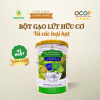 BỘT SỮA GẠO LỨT HỮU CƠ - VỊ NGỌT - LON 450G