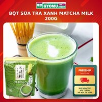 Bột sữa trà xanh Matcha Milk 190g-200g nội địa Nhật