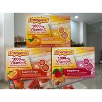 Bột sủi C tăng đề kháng Emergen-C Vitamin C 1000mg 30 gói Mỹ